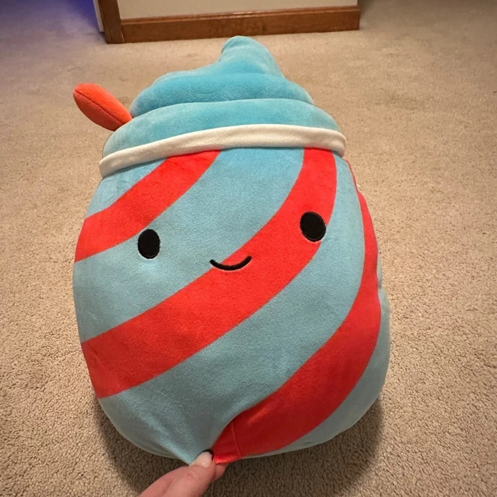 Squishmallows Vibrant Blue and Red Plush